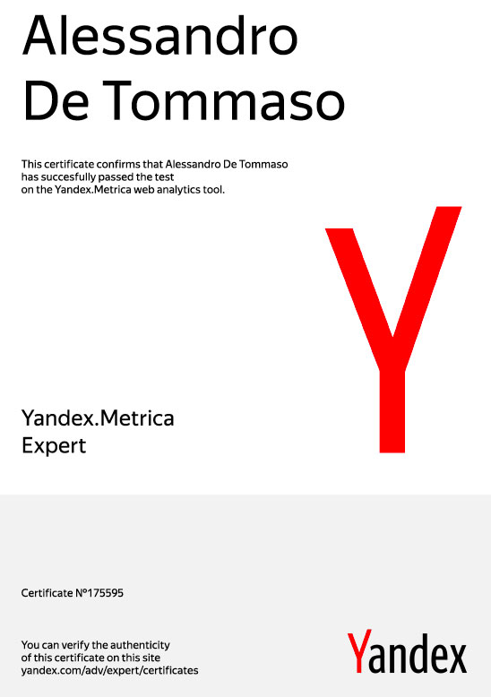 Certificazione-Yandex-Metrica